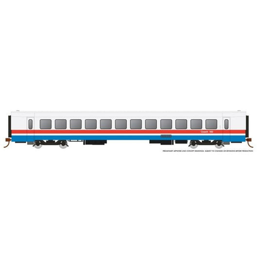 Rapido HO Scale Amtrak RTL Turboliner Coach Phase III Early #184 - 25102