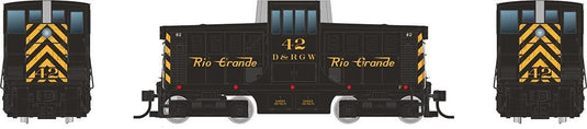 Rapido 048011 HO GE 44 Tonner (DC/Silent) Rio Grande Black & Yellow