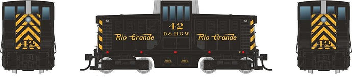 Rapido 048012 HO GE 44 Tonner (DC/Silent) Rio Grande Black & Yellow 