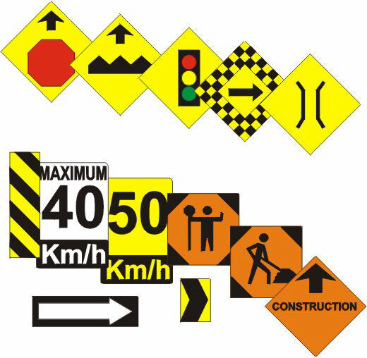 Osborn Models HO Scale Assorted Road Signs 1012