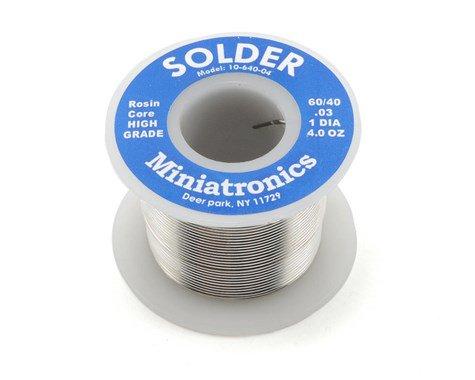 Miniatronics Rosin Core Solder 60/40  [4 oz] MNT1064016