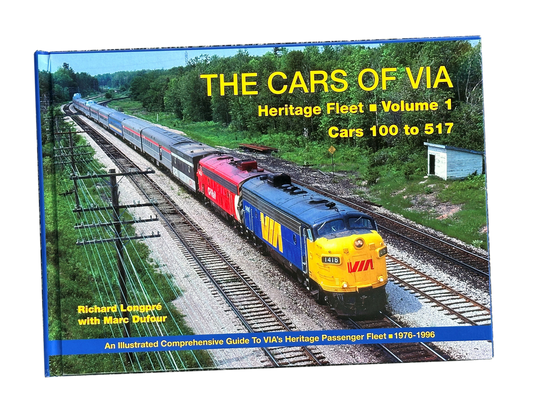 Rapido Book The Cars of Via: Heritage Fleet, Volume 1, Cars 100 to 517 - 102145