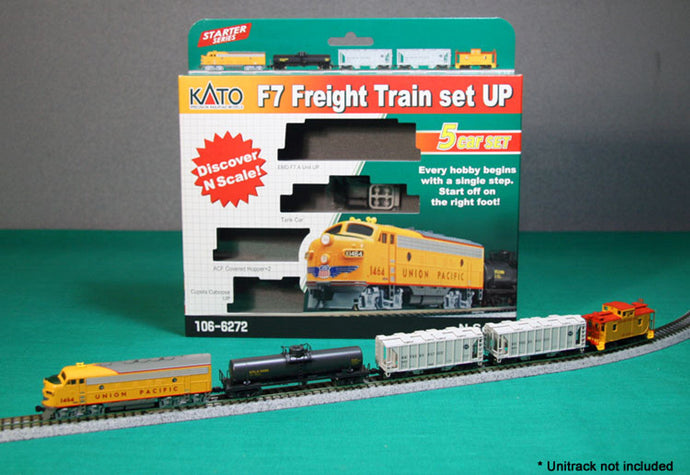 Kato N Scale Union Pacific Diesel Freight Train-Only Set