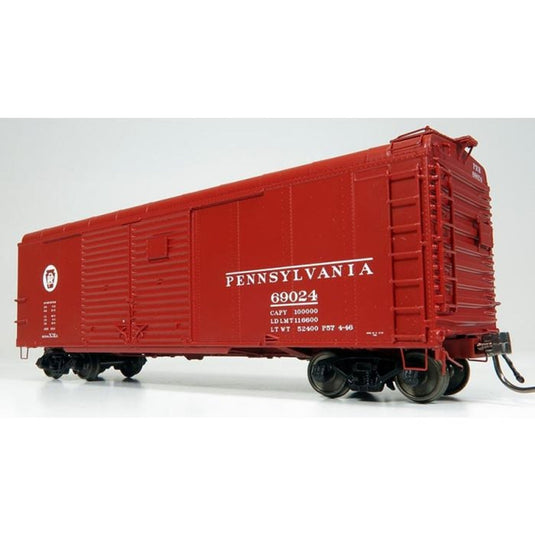 Rapido HO Pennsylvania Circle Keystone X31A Double-Door Boxcar 6-Pack - 123008