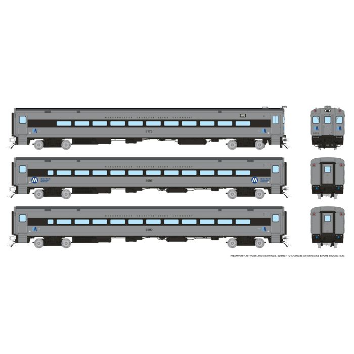Load image into Gallery viewer, Rapido HO Comet Car: MNCR - West of Hudson: Set #1 (Cab: 5175 Coaches: 5986 5990) - 128552

