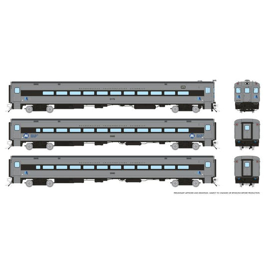 Rapido HO Comet Car: MNCR - West of Hudson: Set 