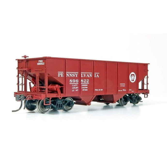 Rapido HO Scale Pennsylvania GLa 2-Bay Hopper Circle Keystone #3 (6 Pack) - 148010