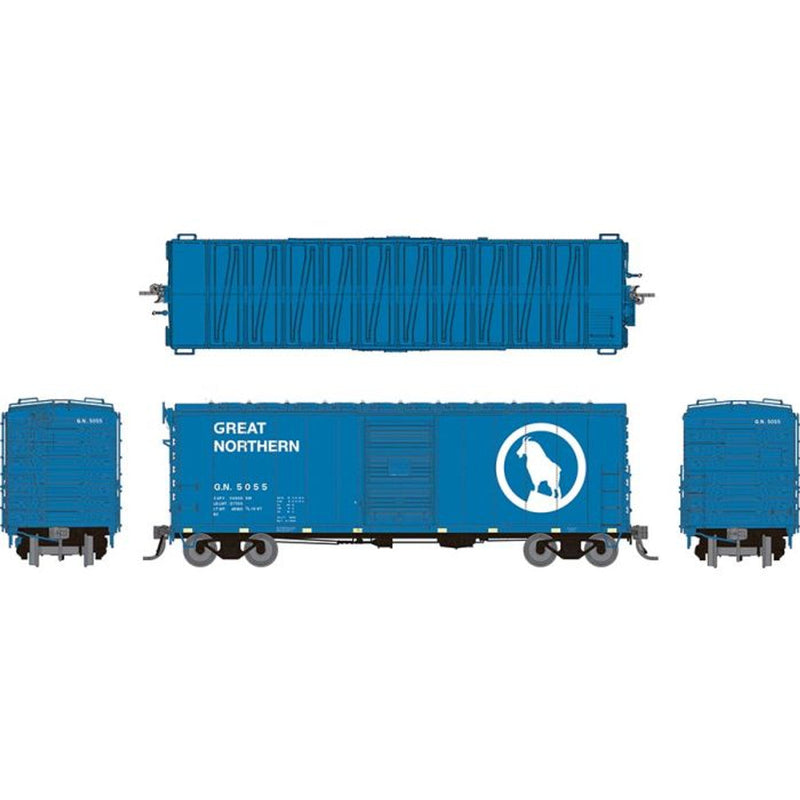 Load image into Gallery viewer, Rapido HO Scale Great Northern 40&#39; Boxcar w/ Late IDNE Single Car - 155007A

