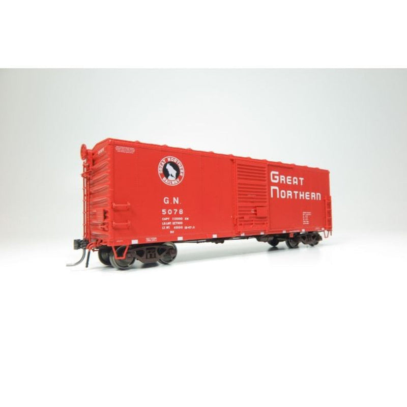Load image into Gallery viewer, Rapido HO Great Northern Vermilion 40&#39; Boxcar w/ Late IDNE Single Car - 155008A
