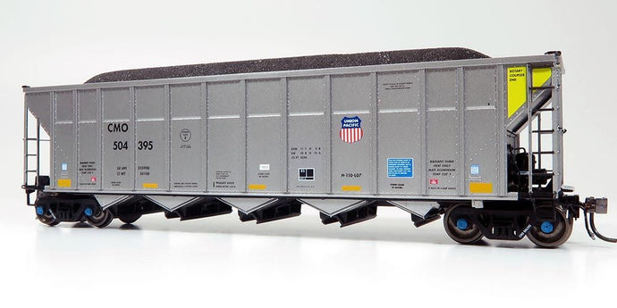 Rapido HO Scale UP/CMO AutoFlood III Coal Hopper 6 Pack #2 - 169022