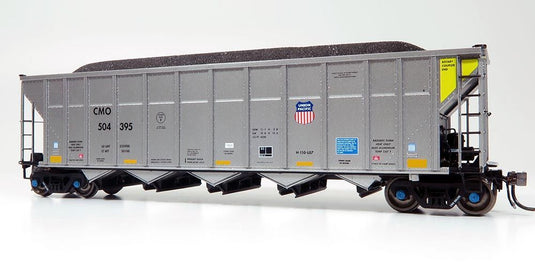 Rapido HO Scale UP/CMO AutoFlood III Coal Hopper 6 Pack #2 - 169022