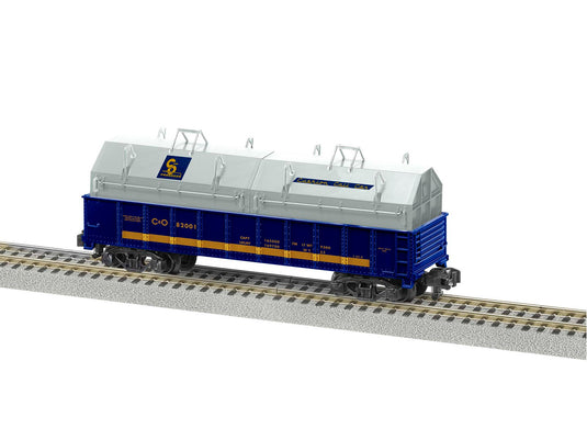 Lionel S Scale Chesapeake & Ohio American Flyer Gondola w/ Coil Cover 