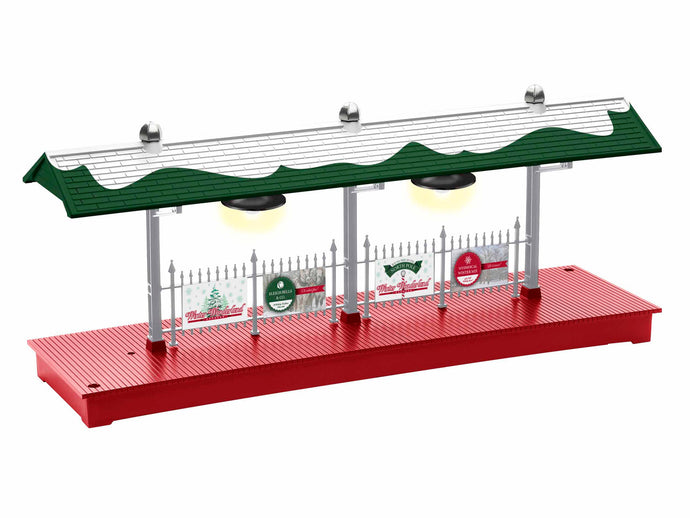 Lionel O Scale Winter Wonderland Plug-Expand-Play Station Platform - 1929070
