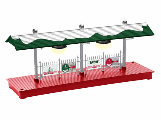 Lionel O Scale Winter Wonderland Plug-Expand-Play Station Platform - 1929070