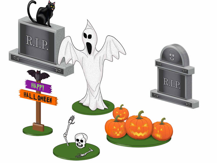 Lionel O Scale Halloween Lawn Figure Pack - 1930080