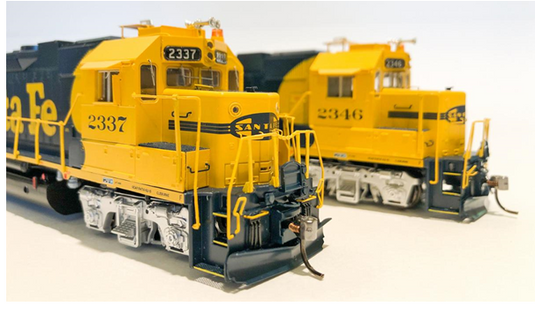 Rapido 38003 HO EMD GP38 Low Nose - Standard DC -- Santa Fe 