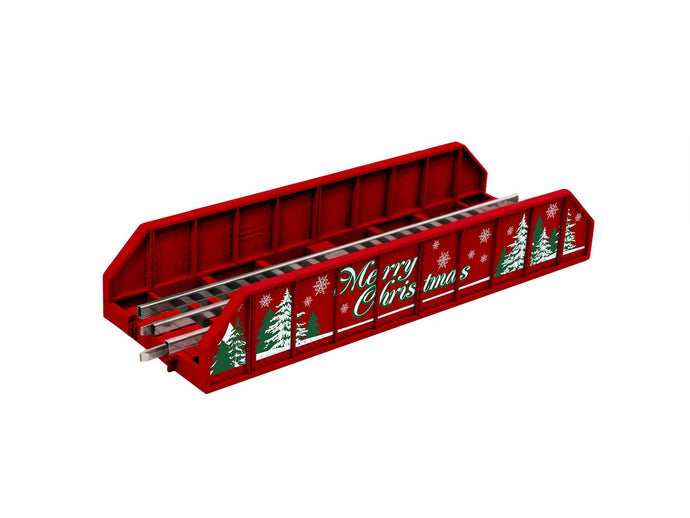 Lionel O Scale Merry Christmas FasTrack Girder Bridge - 2025050