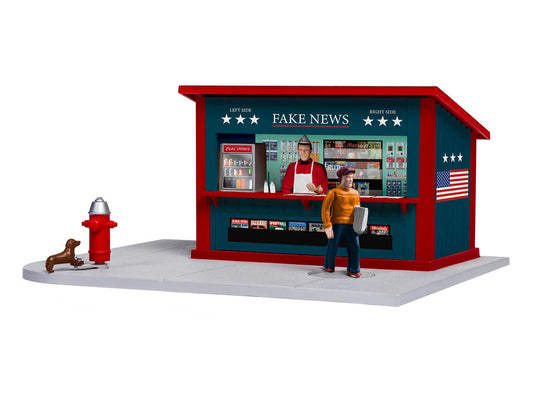 Lionel O Scale Fake News Stand - 2029240