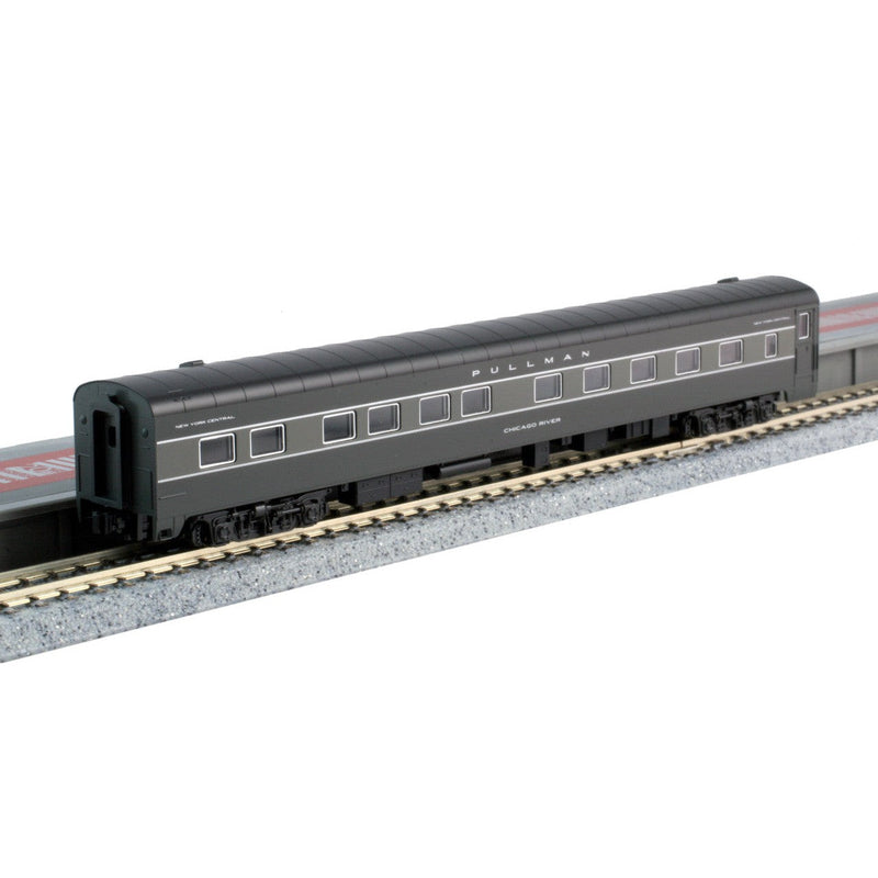 Load image into Gallery viewer, Kato N Scale New York Central &#39;20th Century Limited&#39; 4 Car Add-On Passenger Set 106-7130
