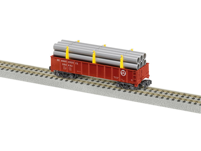 Lionel S Scale Pennsylvania Gondola w/ Pipe Load 