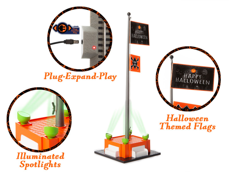 Load image into Gallery viewer, Lionel O Scale Halloween Flagpole - 2129230
