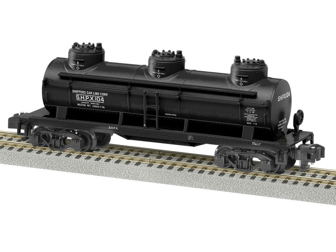 Lionel 2219180 S Scale SHPX 3-Dome Tankcar 