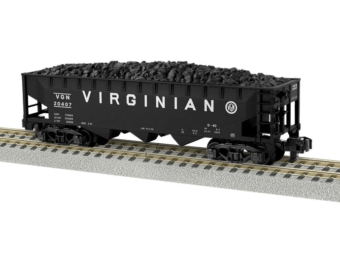 Lionel S Scale Virginian 3 Bay Hopper 