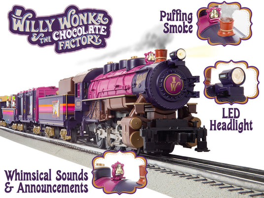 Lionel O Willy Wonka & The Chocolate Factory LionChief Bluetooth 5.0 Set - 2323070