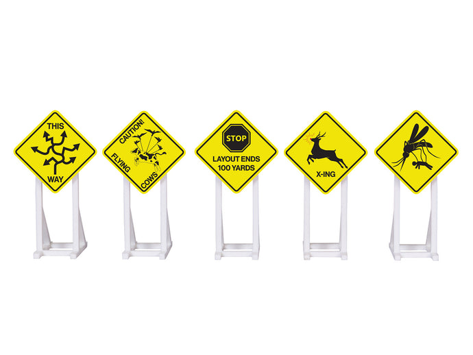 Lionel O Scale Unique Roadsigns Pack 2 - 2330010