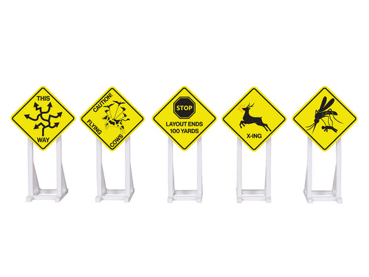 Lionel O Scale Unique Roadsigns Pack 2 - 2330010