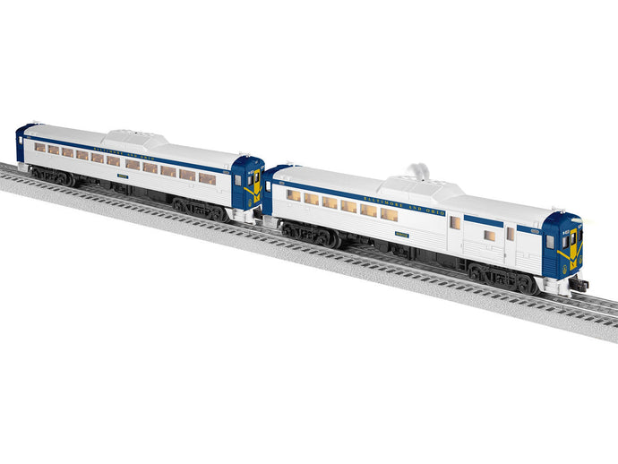 Lionel O Scale B&O Budd Rail Diesel Car 9902 PWD & 9917 NON-PWD - 2335080