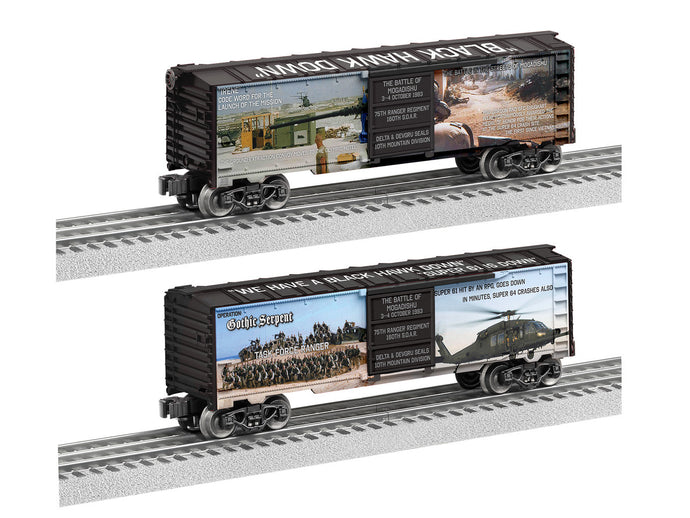 Lionel O Scale Battle of Mogadishu Boxcar - 2338190