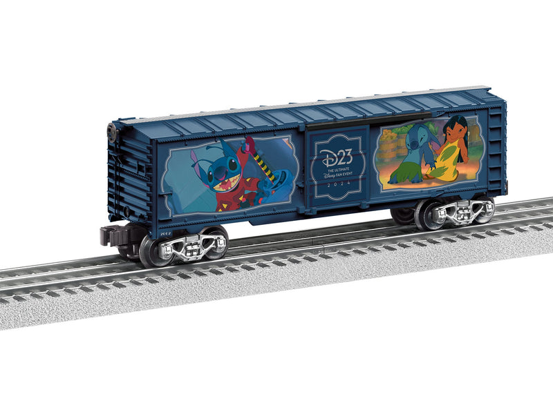 Load image into Gallery viewer, Lionel O Scale Disney&#39;s D23 Lilo and Stitch Boxcar - 2401564
