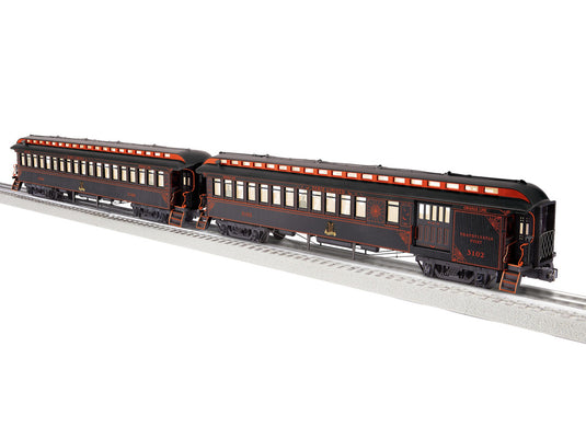 Lionel O Scale Halloween Wood Passenger Car 2-Pack B - 2427660