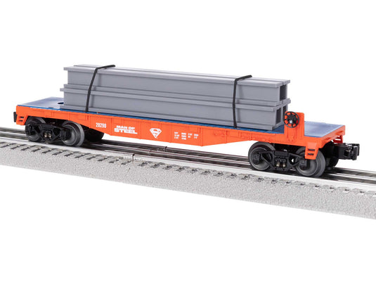 Lionel O Scale Superman Steel I-Beam Flatcar - 2428290