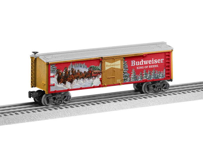 Lionel O Scale Anheuser-Busch Clydesdale Holiday Reefer - 2428400