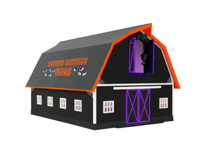 Lionel O Scale Halloween Haunted Barn with Blinking Lights - 2429110