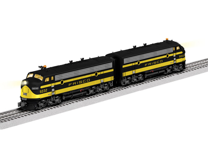Lionel O Scale Frisco Legacy F7 AA Set Diesel Locomotive 