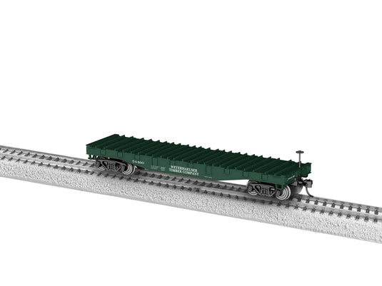 Lionel HO Scale Weyerhauser Steel-Deck Flatcar - 2454460