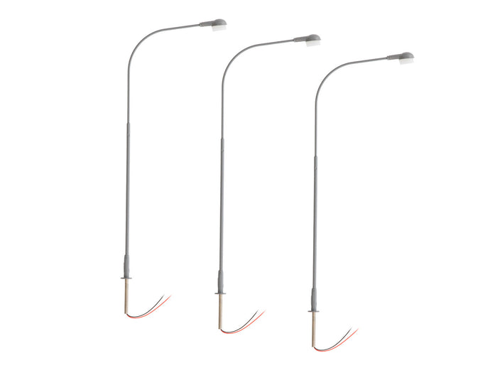 Lionel HO Scale Single Lamp Gray 3-Pack - 2456123