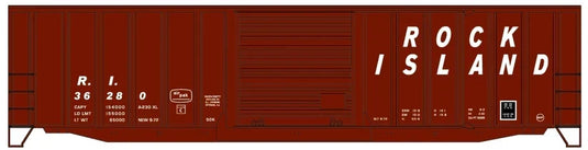 Accurail 81881 HO Scale 50' Exterior Post Steel Boxcar Kit – Rock Island