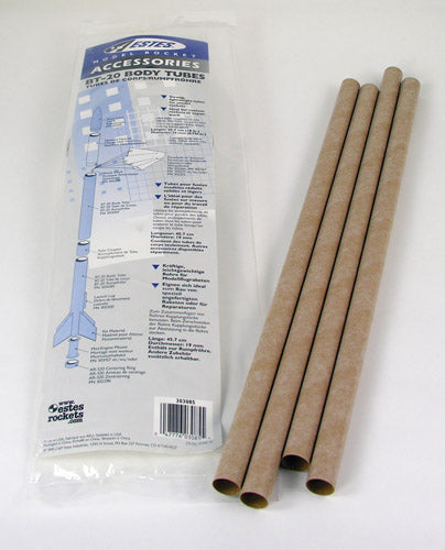 Estes BT-20 Body Tube (4 pk)