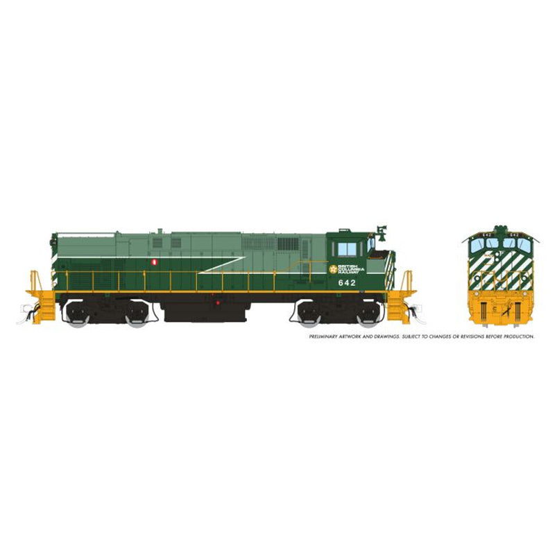 Load image into Gallery viewer, Rapido HO Scale BCR Green Lightning Stripe Scheme M420 + M420B #642 + #686 - 33029
