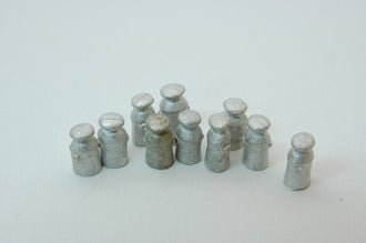 Durango Press 154 HO Scale Milk Cans(10)