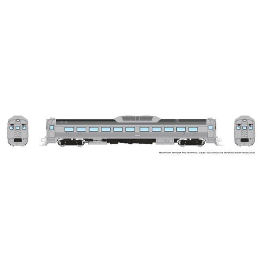 Rapido N Budd RDC-1 Phase 2 DC/Silent Painted Unlettered - 516095