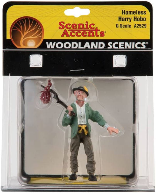 Woodland Scenics G Scale Hobo with Red Pouch