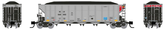 Rapido N Scale XCLX AutoFlood III RD Coal Hoppers Pack of 6 #2 - 538039