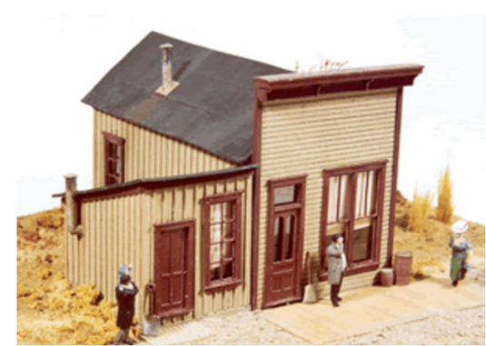 Durango Press 56 HO Scale Newspaper Office