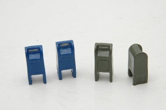 Durango Press 115 HO Scale Street Mail Boxes(4)