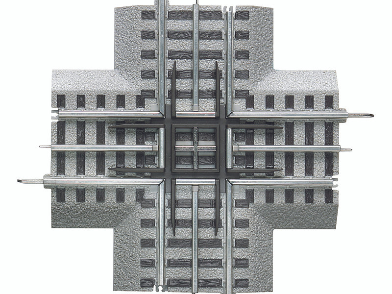 Load image into Gallery viewer, Lionel O Scale FasTrack 90-Degree Crossover - 12019
